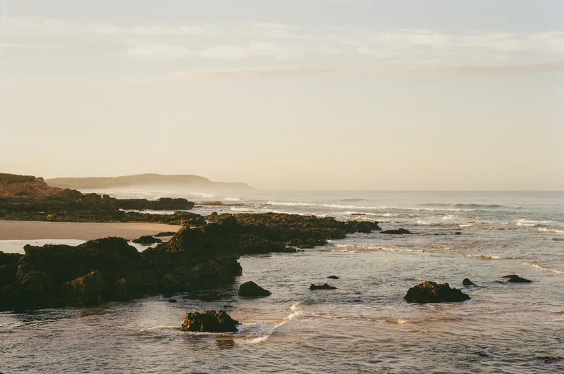 hadn't realised how much i needed open water and rocks and nothing else until i was standing in front of it. shot on Kodak Gold 200 with a Pentax Spotmatic II, developed at Irohas Photo, by journey with goran