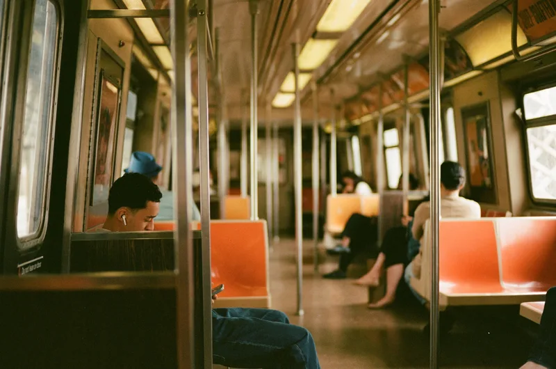 G Train shot on Kodak Portra 400 with a Leica M6, developed at Nice Film Club, by Zach Kaigler