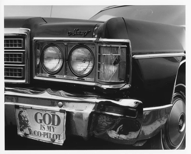 Bad driver, bad co-pilot or both? shot on Kodak Plus-X with a Olympus OM-1, by Luc Béliveau