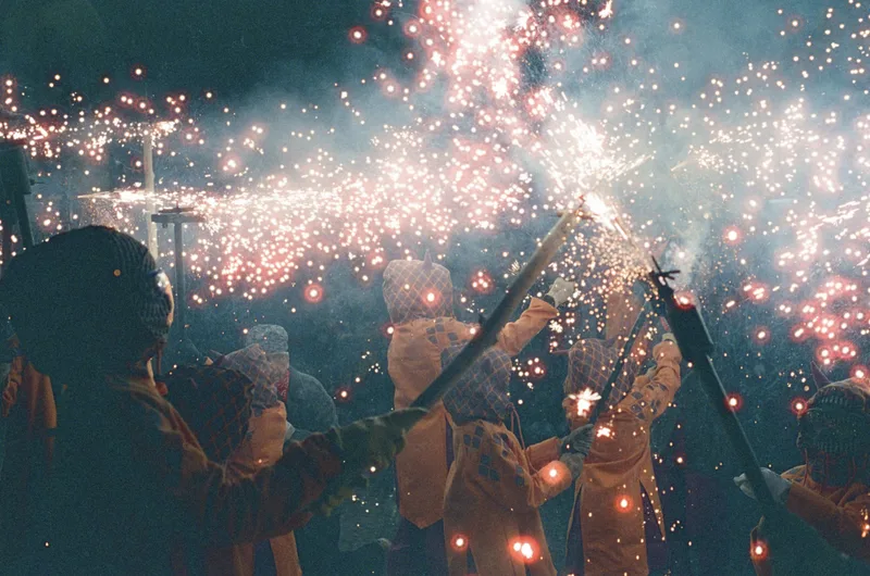 Correfoc shot on Cinestill 800T with a Nikon FE 2, developed at London Film Lab, by Tom Page