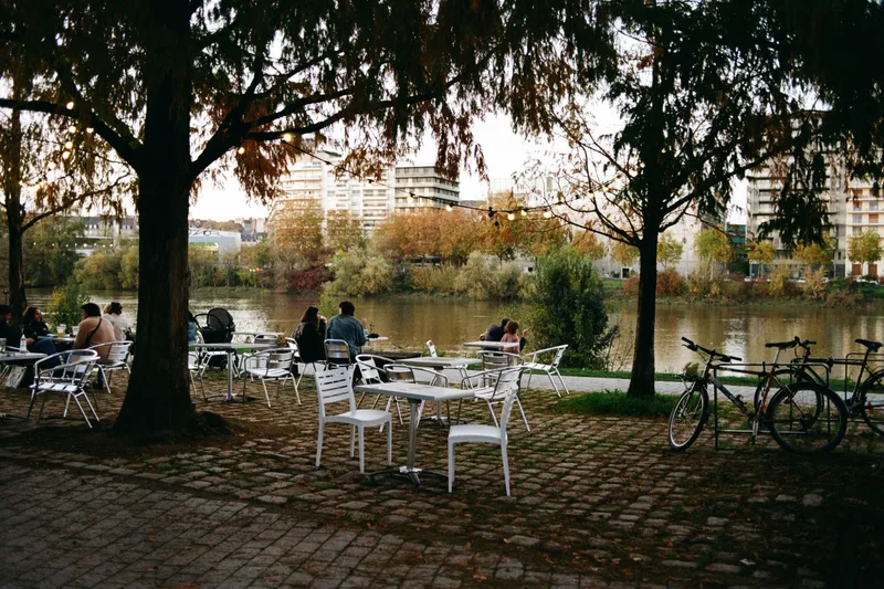 Table for us shot on Kodak Gold 200 with a Nikon FM10, developed at L'Atelier Argentique, by Jonathan
