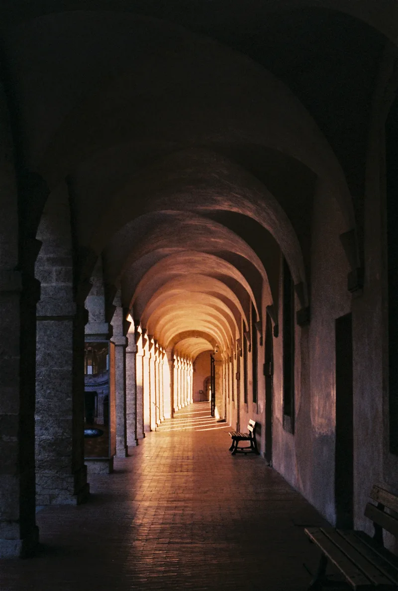 Lights and Arcs shot on Kodak Gold 200 with a Nikon F3, by Saina