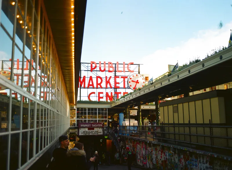 More Pike Place Market photos shot on Kodak Gold 200 with a Mamiya 645 1000S, developed at Shot on Film Store, by Jacob Malpocker