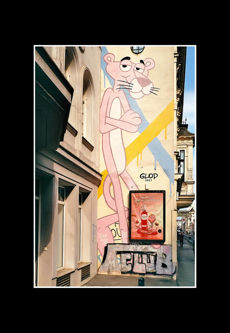 Pink Panther shot on Kodak Gold 200 with a Leica CM, by Christian