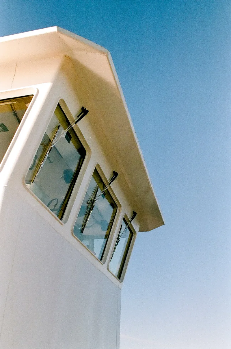 Ferry shot on Kodak Portra 400 with a Nikon F4, developed at The DarkRoom, by Victor