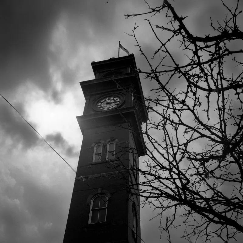 Tick Tock shot on Ilford HP5 Plus 400 with a Seagull 4B-1, developed at The Lab Vancouver, by Kryptexz