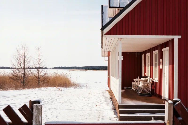 A Wooden House on Vormsi Island shot on Kodak Portra 400 with a Pentax ME, by Natasha