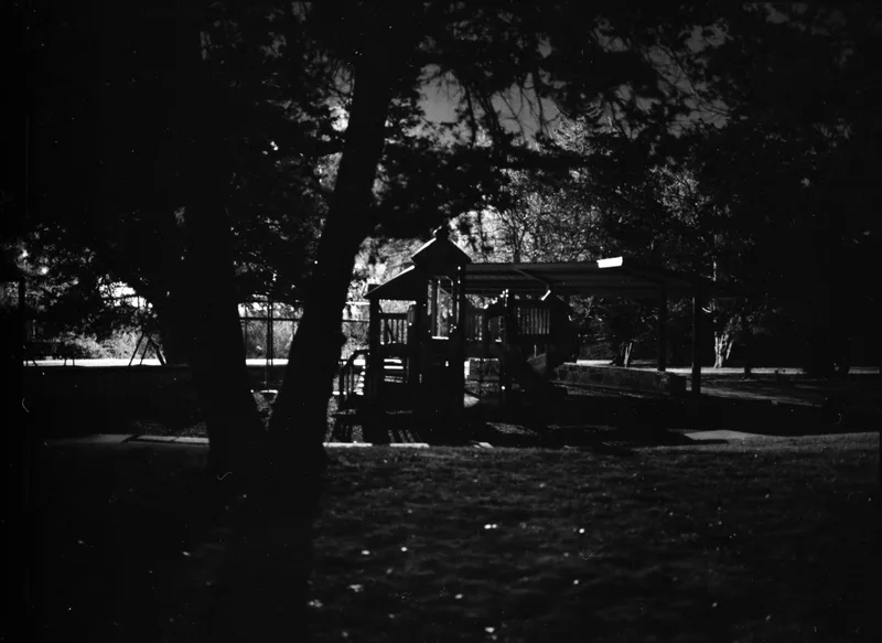 Park at Midnight #2 shot on Lucky SHD 400 with a Pentax 645, developed at Legacy Photo Lab, by Dean