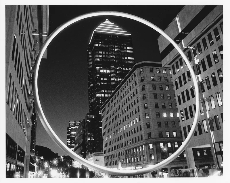 Through the ring shot on Ilford HP5 Plus 400 with a Olympus OM-2, developed at Home / Self-Developed, by Luc Béliveau