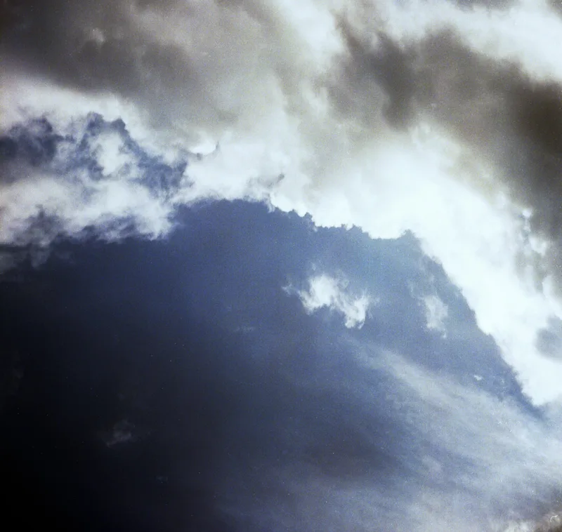 the sky is the limit, or storms... shot on Kodak Portra 400 with a Lubitel 166B, by betterthanshavinglegs