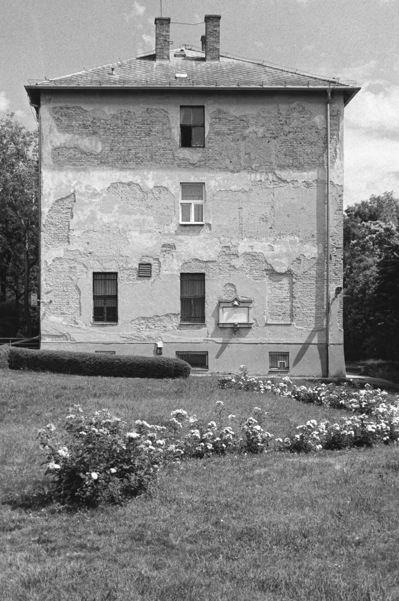 Liminal places shot on Orwo Wolfen NP100 with a Minolta X-500, developed at Home / Self-Developed, by Endre