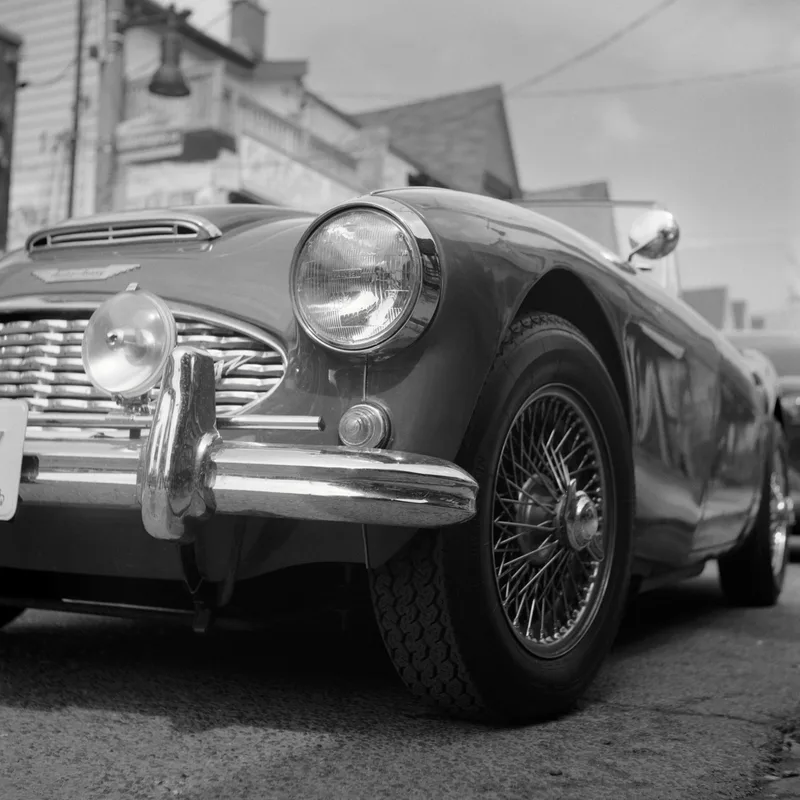 Healy shot on Ilford HP5 Plus 400 with a Seagull 4B-1, by Kryptexz