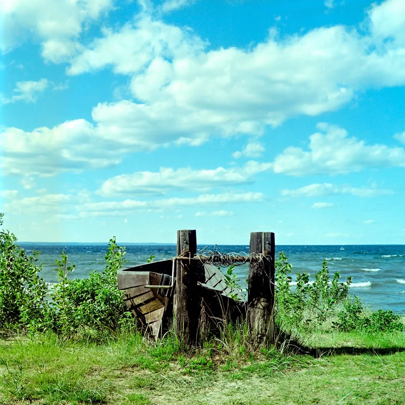 The Boat I Keep Returning To shot on Kodak Gold 200 with a Ricoh Diacord TLR, developed at Home / Self-Developed, by lillepv