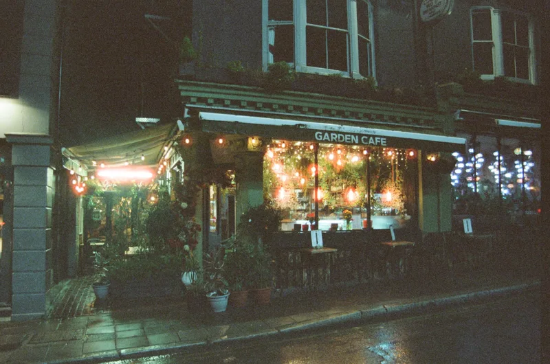 Cinestill 800T in Brighton shot on Cinestill 800T with a Chinon CE-4S, developed at Sopher Photographic, by Analogue Evelyn